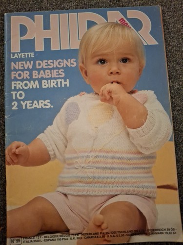 Vintage phildar baby knitting - vintage,