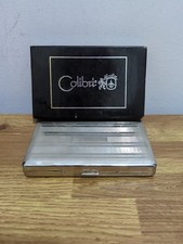 Colibri Vintage Cigarette Case Silver Plated With Original Box All In VGC