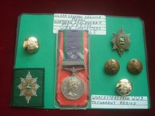 GSM NORTHERN IRELAND 24557165 PTE J P J COX WFR WORCESTERS with BADGES