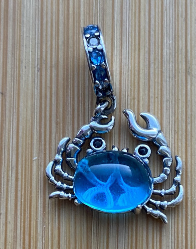 925 sterling silver blue crab - 925,