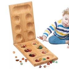 Mancala Set With Solid Wood