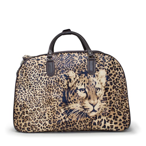 Unisex printed wheeled trolley - printed,