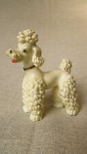 Vintage / Kitsch Resin Standing White Poodle Figure