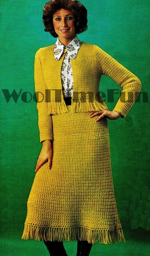 Knitting pattern vintage 1970s - knitting,