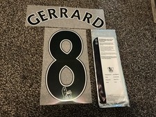 Liverpool Shirt kit sporting id NameSet GERRARD 8 2007-2008-2009-2010 print