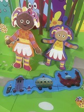 In the Night Garden Ninky Nonk & Upsy Daisy 3 Plastic Puzzles Rare Magazine Toys