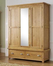 Real Solid Oak Wood Bedroom