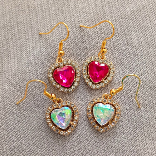 Pairs sparkly heart - 2, of