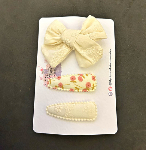 Baby girls beige fabric hair - baby,