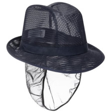 Black Mesh Trilby Chef