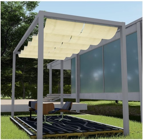 Wx12 pergola shade cover - 4'wx12'l,