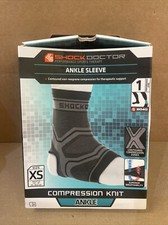 Ankle Support Brace Strap Adult Shock Doctor Compression Sleeve - Size XS