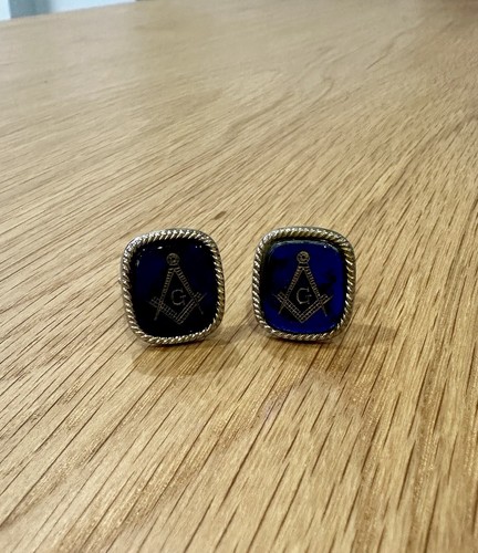 Vintage freemason cufflinks - freemason,