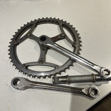 Vintage Chrome double Chainset