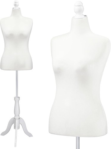 White dress form - white,