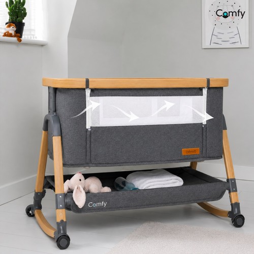 Bedside crib with mattress - bedside,