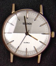 Sekonda ussr two tone - sekonda, silver