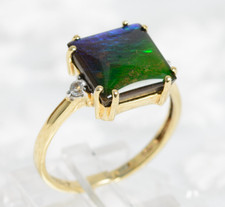 9ct 9k Gold Ring With Rainbow