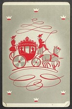 Horse Carriage Vintage Single Swap Playing Card Extra Joker