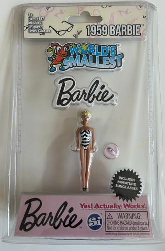 World smallest barbie - world's, 1959