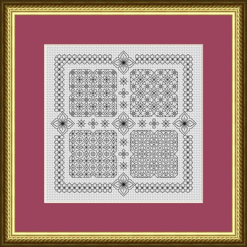 Blackwork embroidery kit - blackwork,