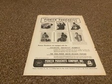 AC21 ADVERT 11X9 PIONEER PARACHUTE COMPANY INC - QUICK FIT HARNESSES