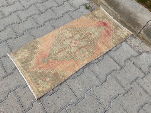 Oushak runner vintage turkish - oushak,