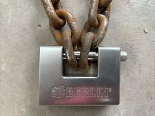Old rusty chain inches - old, 36
