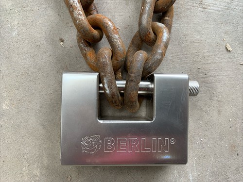Old rusty chain inches - old,