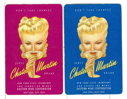 Two single vintage playing - single,