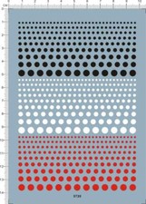 water slide decals round