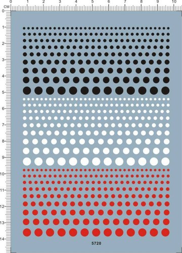 Water slide decals round - slide,