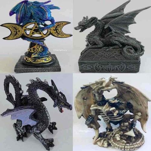 Mythical dragon skull gem - mythical, wing