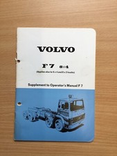 Volvo F7 8X4 Supplement to