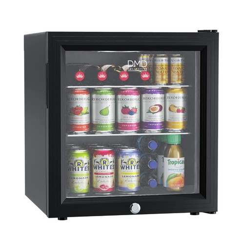 50l glass mini fridge - 50l,