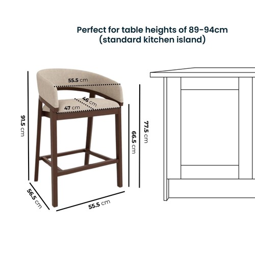 Set walnut beige - set,