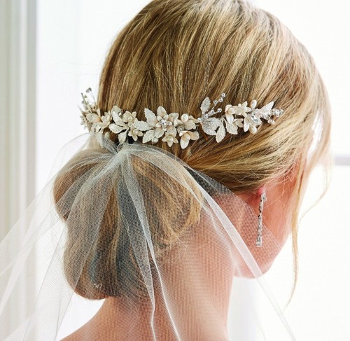 Bridal hair vine jon - bridal,