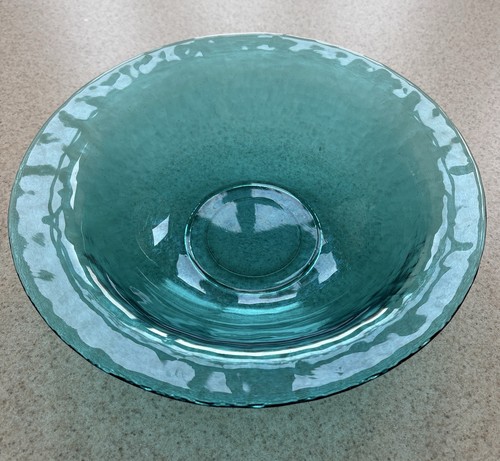 Recycled glass aqua blue - recycled,