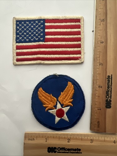 Vtg wwii air force gold - force, wings