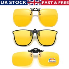Sunglasses Polarised Clip On Sunglasses Over Clips UV400 Fishing Cycling Outdoor