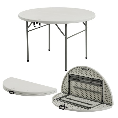 Round folding trestle - round,