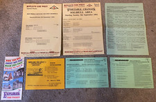 MIDLAND RED WEST  TIMETABLE AND LEAFLET x 7 JOB LOT  BUNDLE