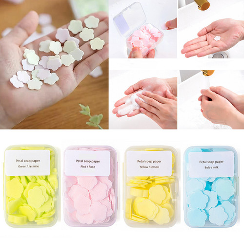 New box petal soap paper - 4*box,