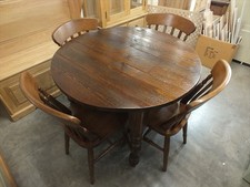 Round reclaimed table - 42",