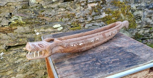 Vintage hand carved wooden - vintage,