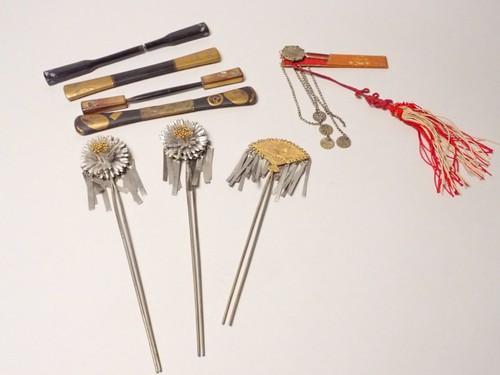 Antique japanese hair - antique,