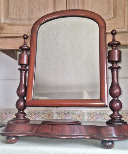 Antique mahogany dressing - antique,