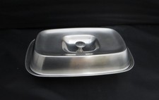 Robert Welch Old Hall Stainless Steel Butter Dish - Mid Century Modern MCM