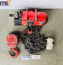 INGERSOLL RAND ARO 7792-9 PNEUMATIC AIR CHAIN HOIST 2 TON CAPACITY 10 FT CHAIN