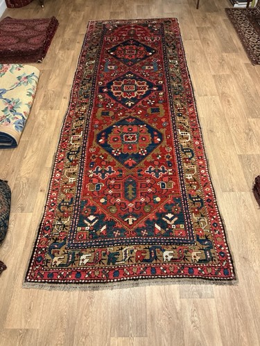 Antique heriz runner - antique,